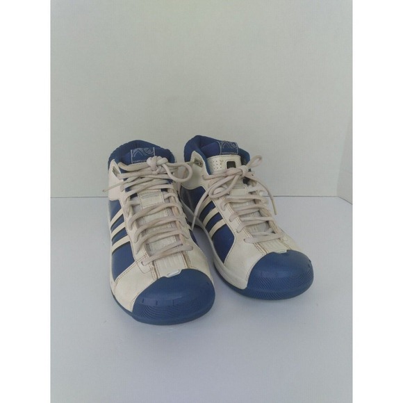 Adidas TS Team Signature‎ Basketball Shoes Blue White Yellow Mens Sneakers